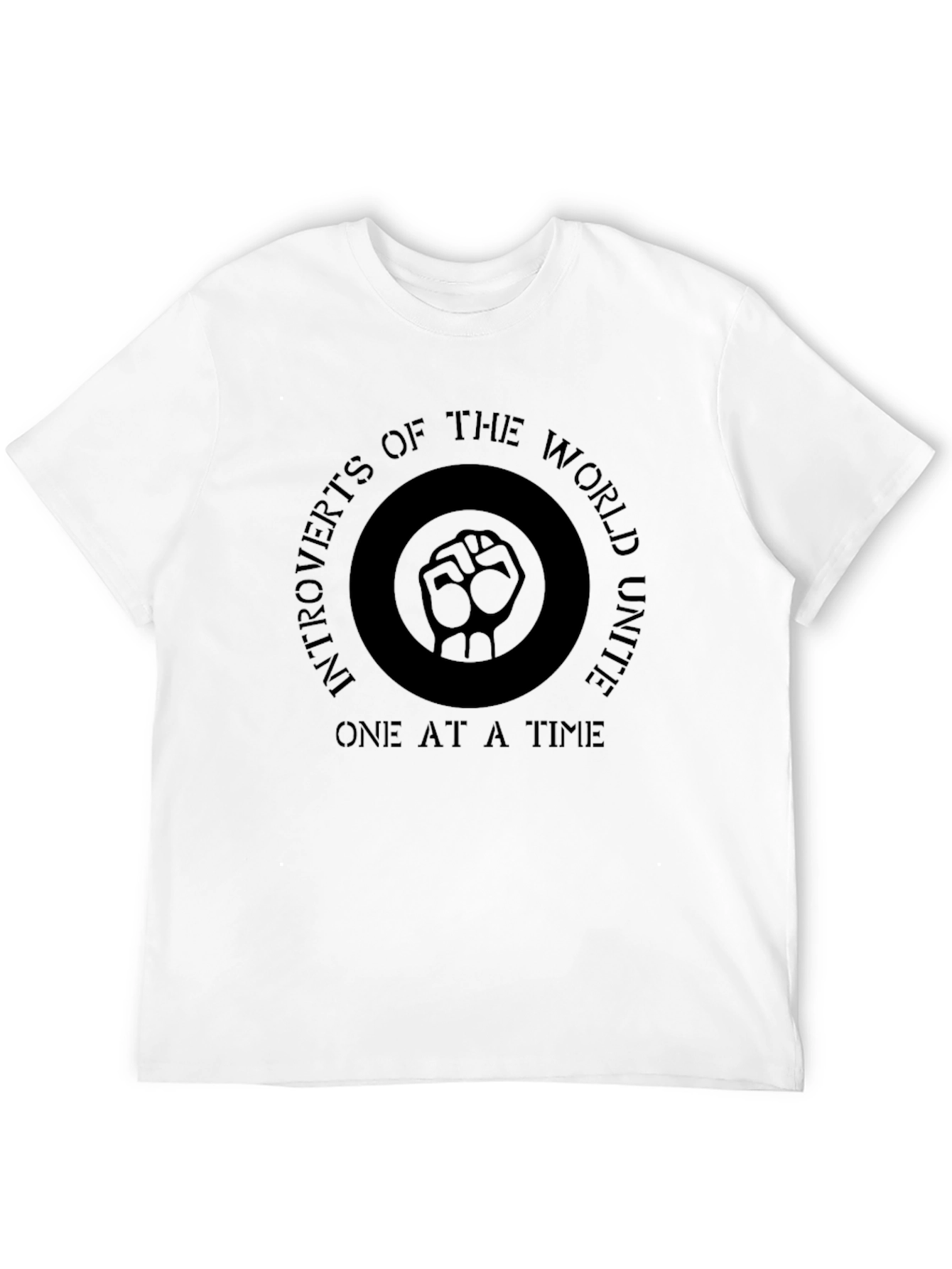 Introverts Unite T-Shirt - Black Graphic Tee