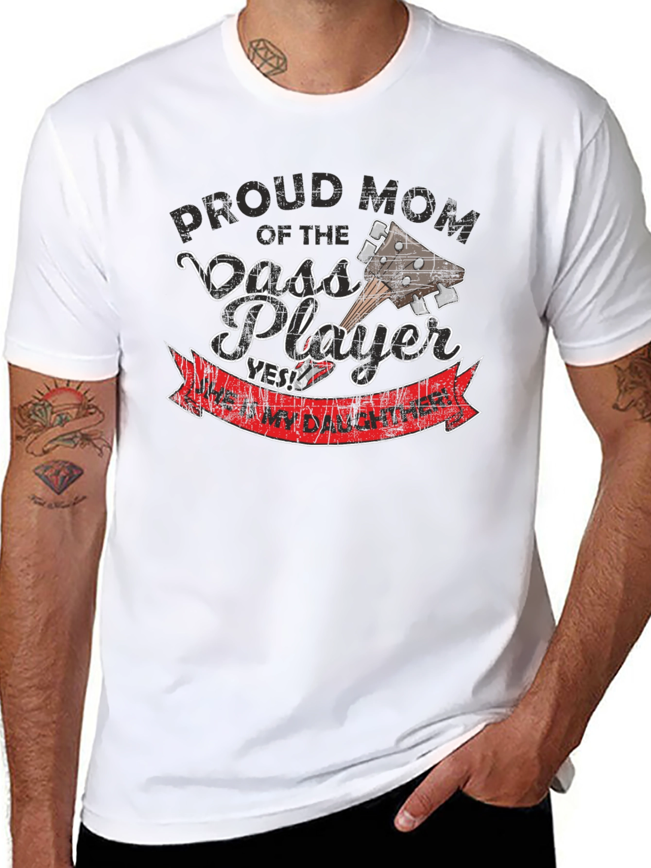 Proud Mom of Bass Player T-Shirt
