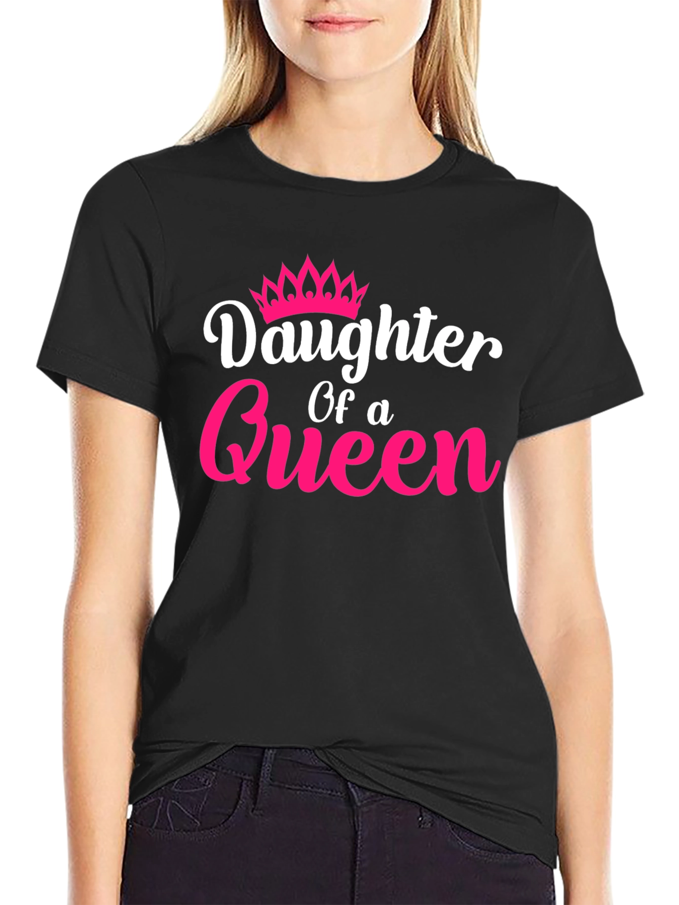 Daughter of a Queen Black T-Shirt
