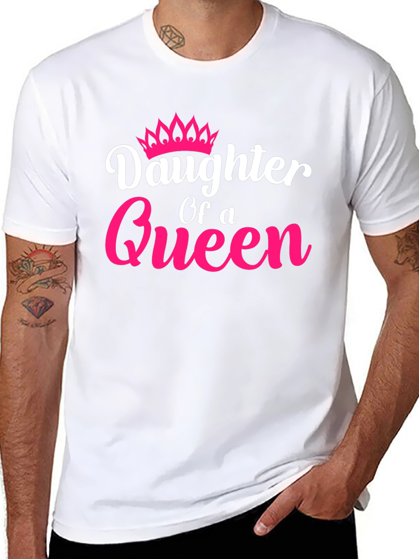 Daughter of a Queen Black T-Shirt