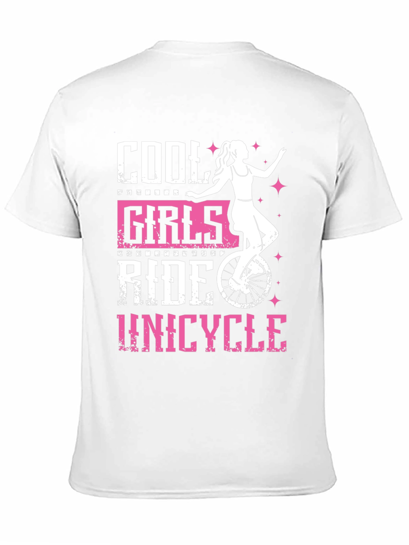 Cool Girls Ride Unicycle Graphic Tee