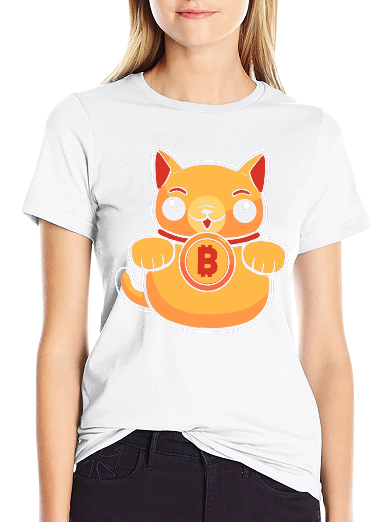 Bitcoin Kitty T-Shirt - Crypto Cat Tee