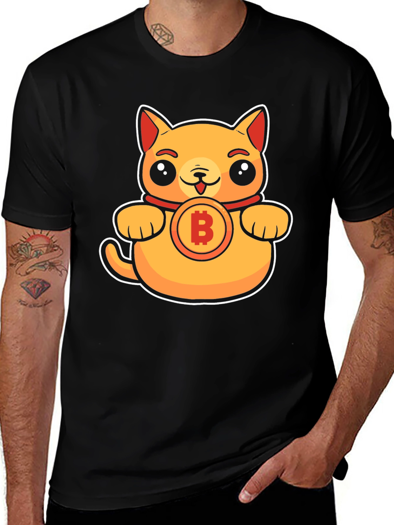Bitcoin Kitty T-Shirt - Crypto Cat Tee