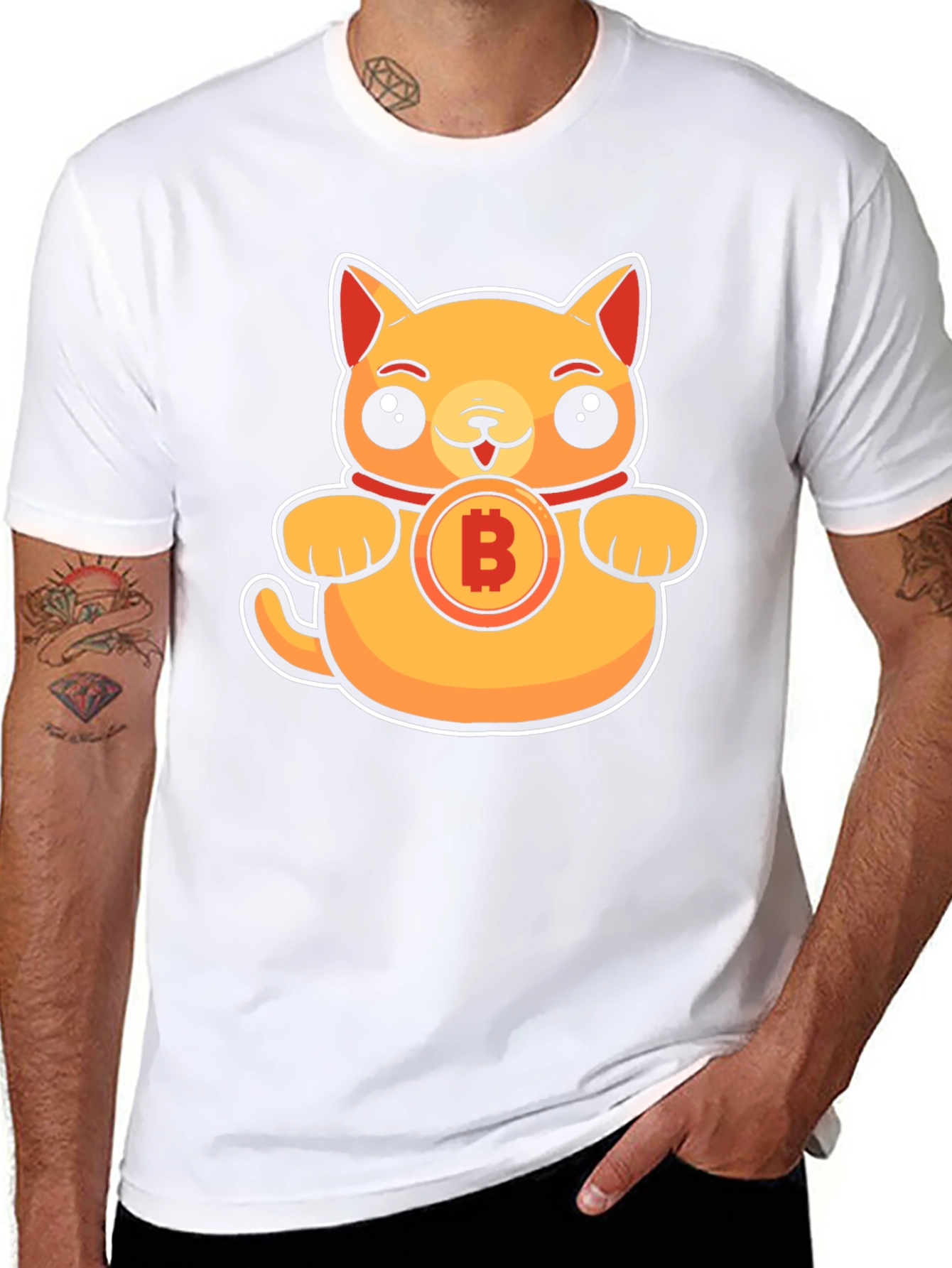 Bitcoin Kitty T-Shirt - Crypto Cat Tee