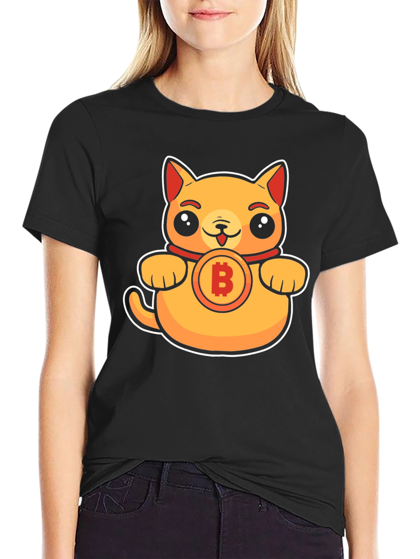 Bitcoin Kitty T-Shirt - Crypto Cat Tee