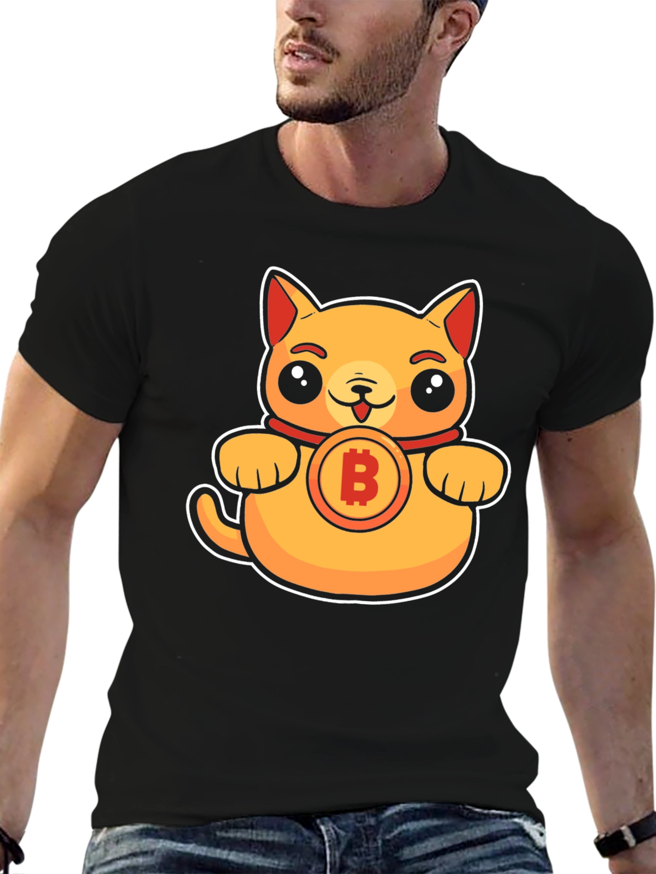 Bitcoin Kitty T-Shirt - Crypto Cat Tee