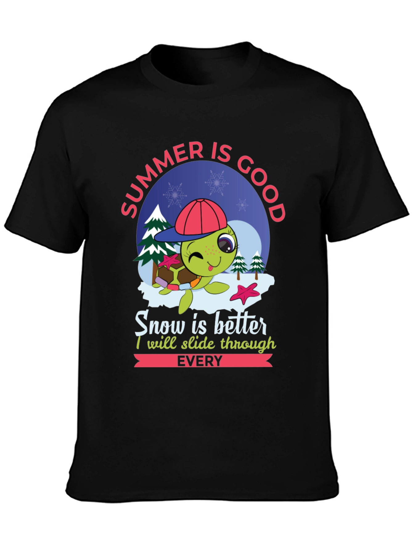 Summer is Good Turtle T-Shirt