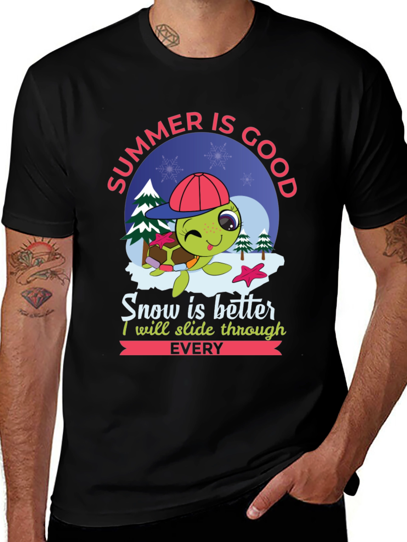 Summer is Good Turtle T-Shirt