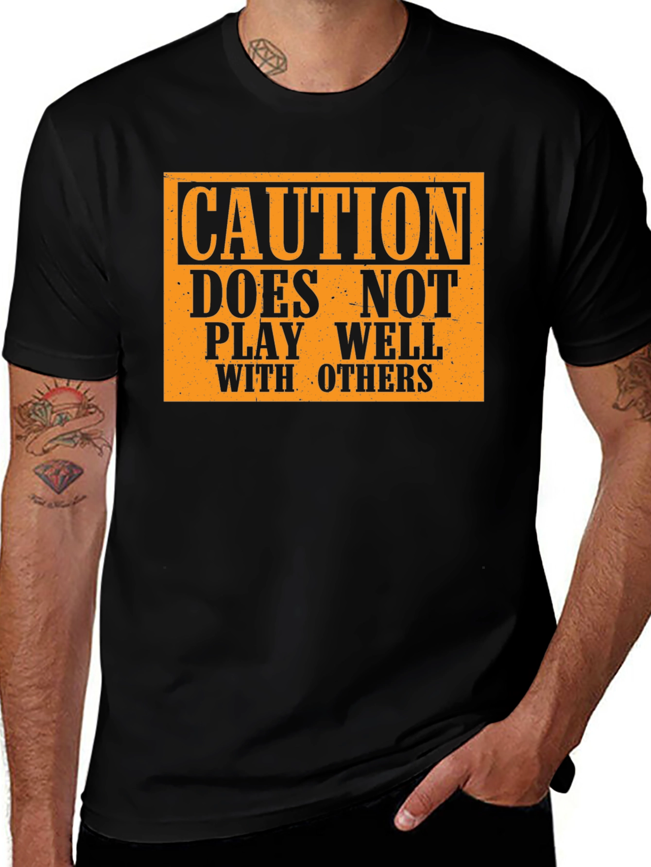 Caution: Doesnt Play Well With Others T-Shirt