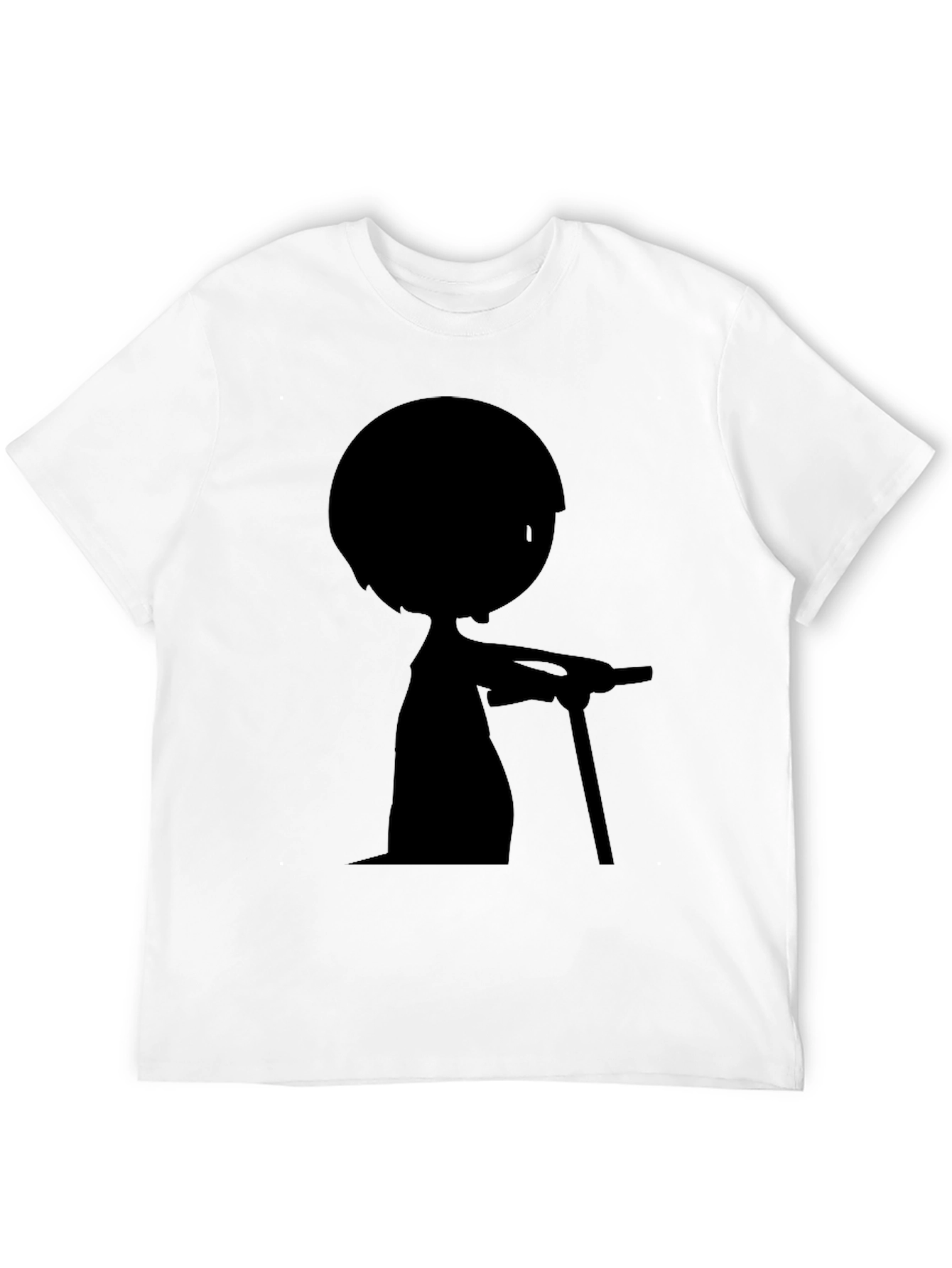 Silhouette Scooter T-Shirt - Stylish Graphic Tee