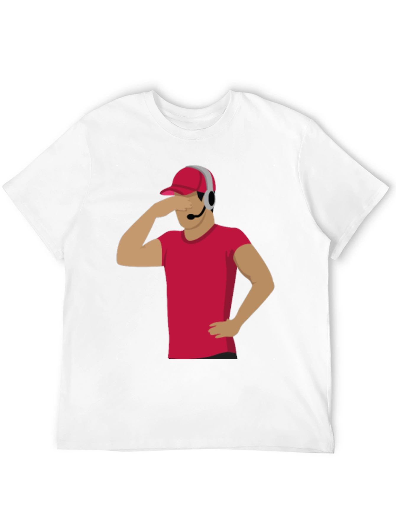 Funny Gamer T-Shirt with Headset - Novelty Graphic Tee