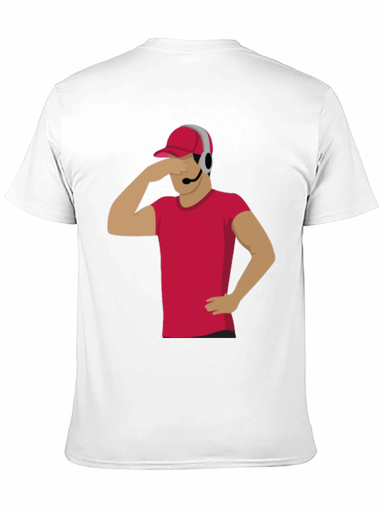 Funny Gamer T-Shirt with Headset - Novelty Graphic Tee