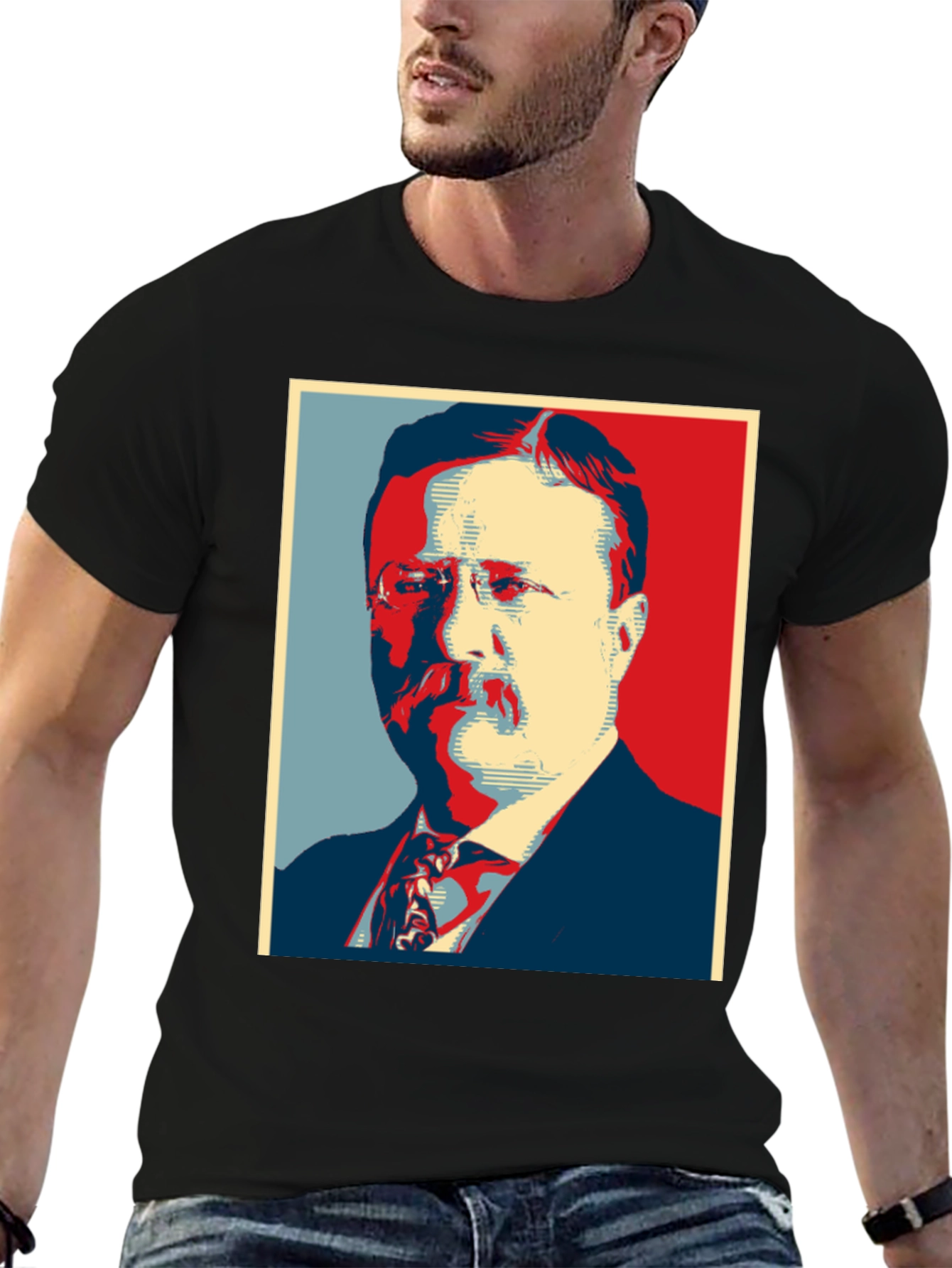 Theodore Roosevelt Graphic Print T-Shirt