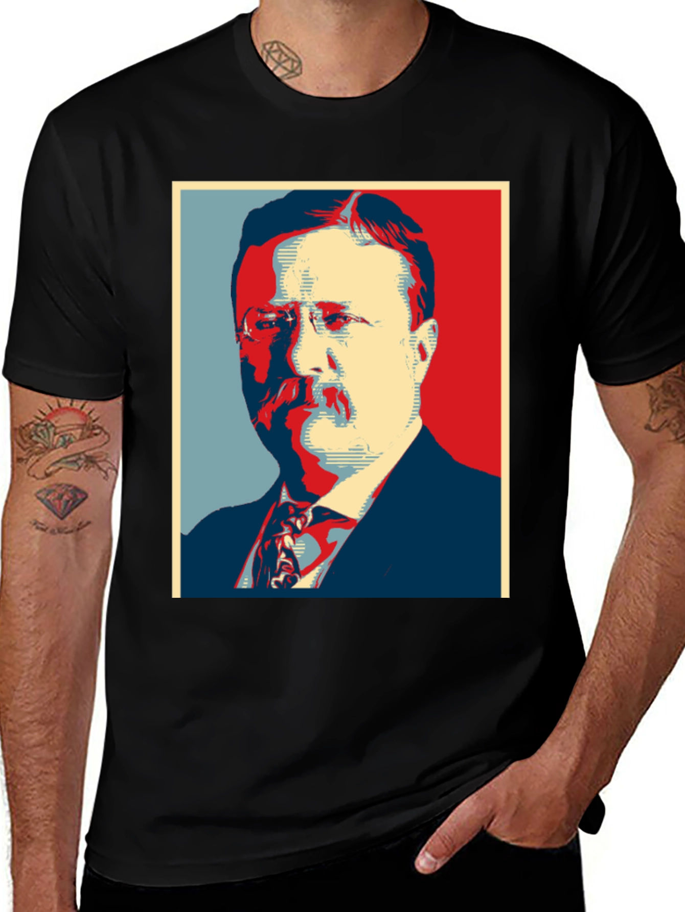 Theodore Roosevelt Graphic Print T-Shirt