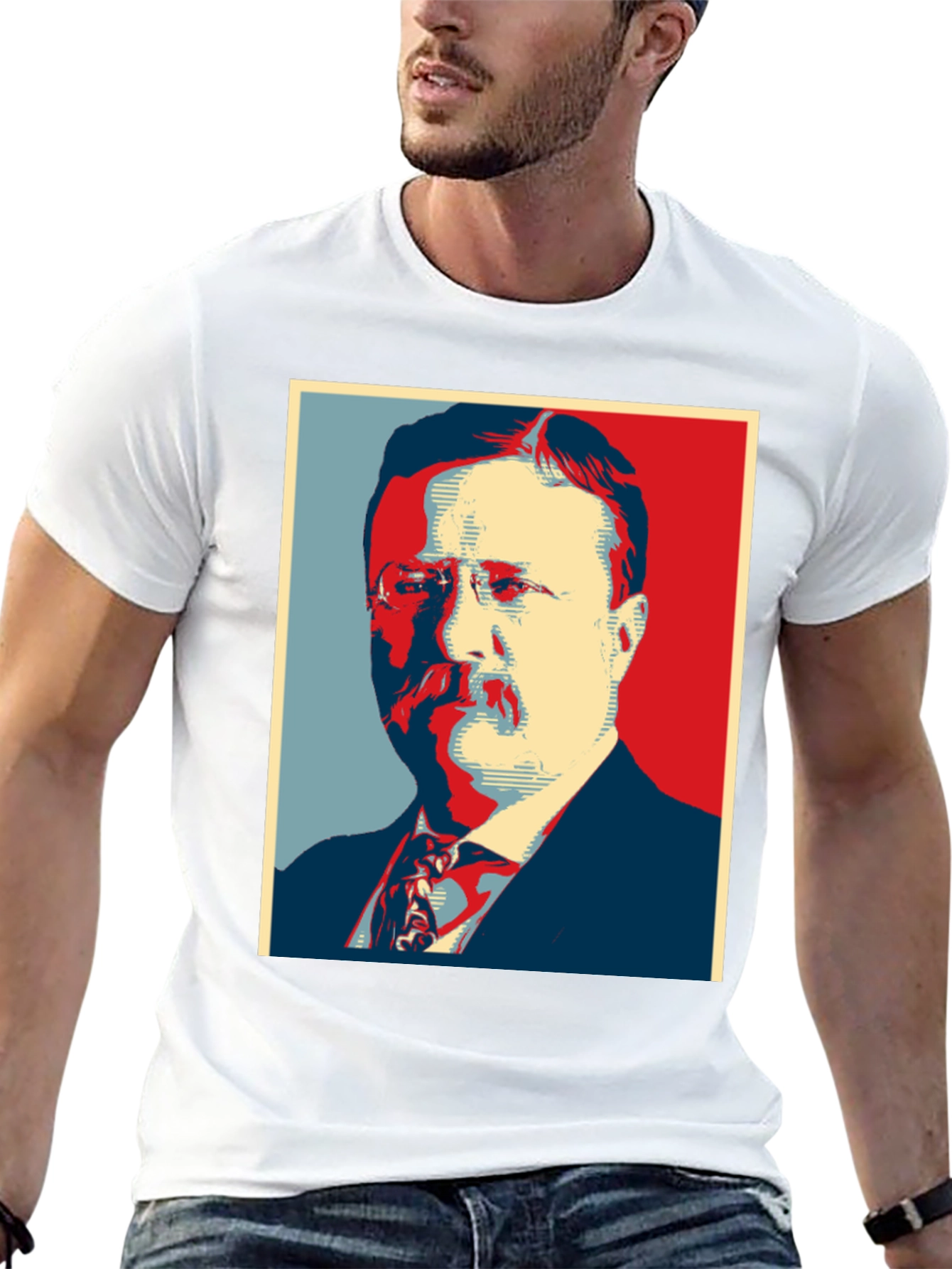 Theodore Roosevelt Graphic Print T-Shirt