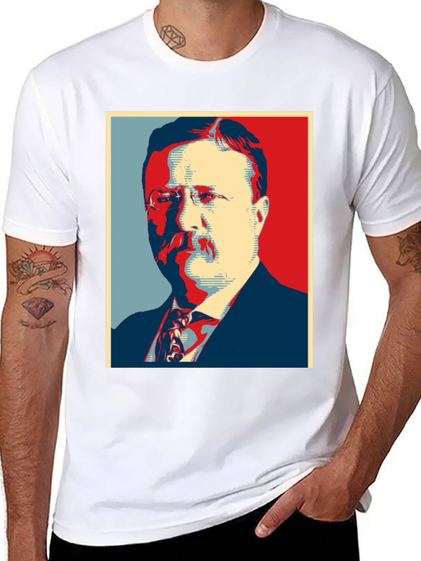 Theodore Roosevelt Graphic Print T-Shirt
