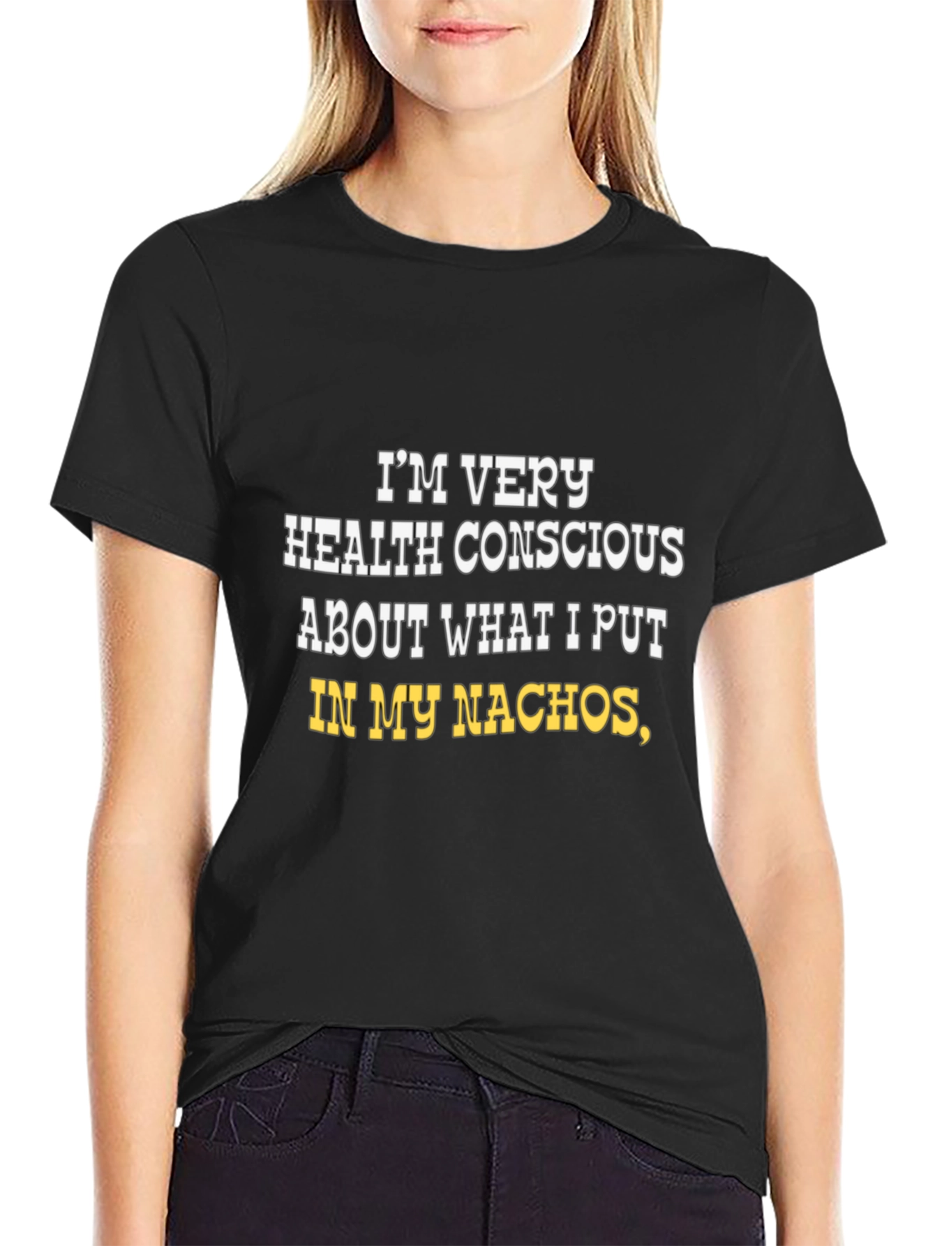 Health Conscious Nachos Funny T-Shirt