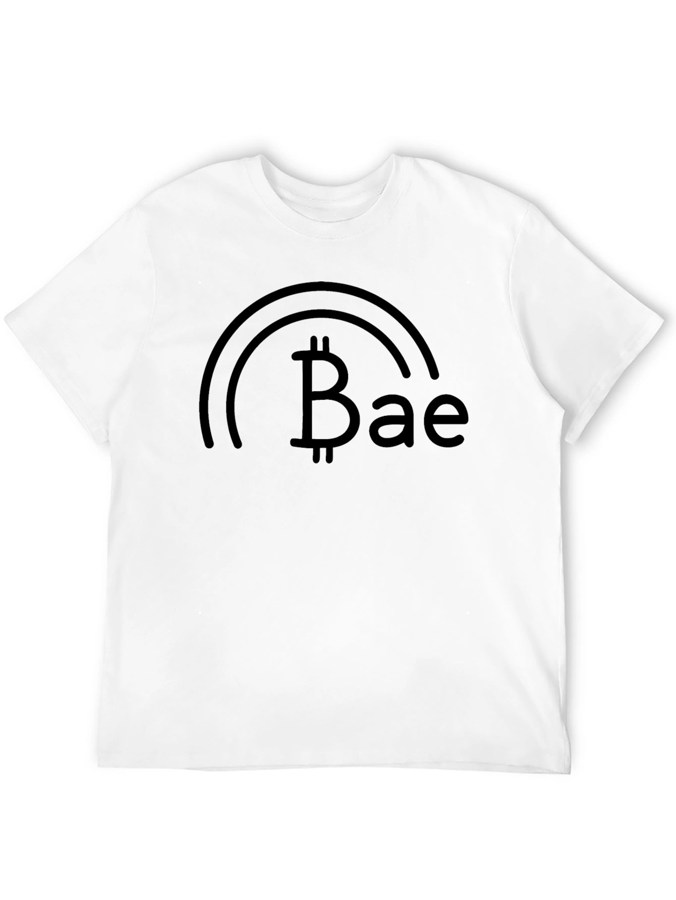 Bitcoin Bae Black Graphic Tee - Crypto Lovers Gift
