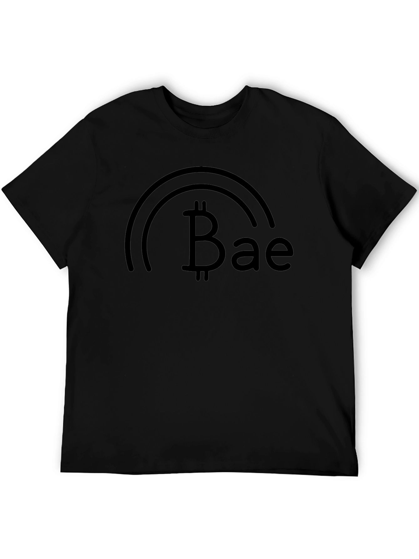 Bitcoin Bae Black Graphic Tee - Crypto Lovers Gift