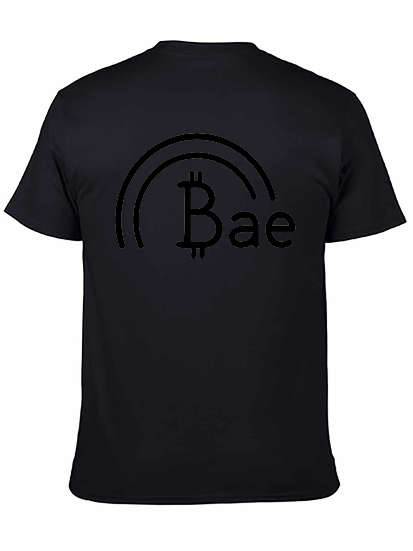 Bitcoin Bae Black Graphic Tee - Crypto Lovers Gift