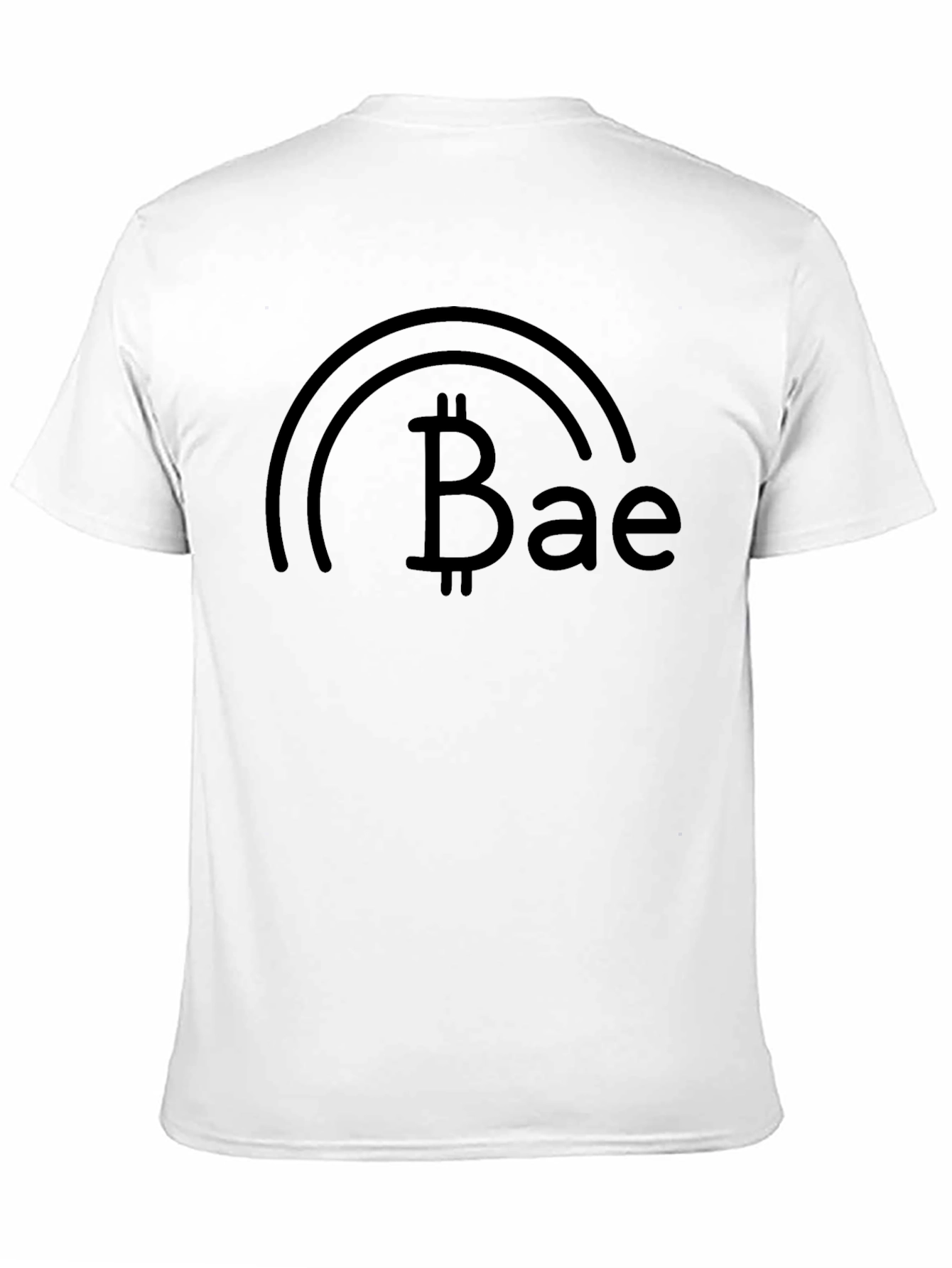 Bitcoin Bae Black Graphic Tee - Crypto Lovers Gift