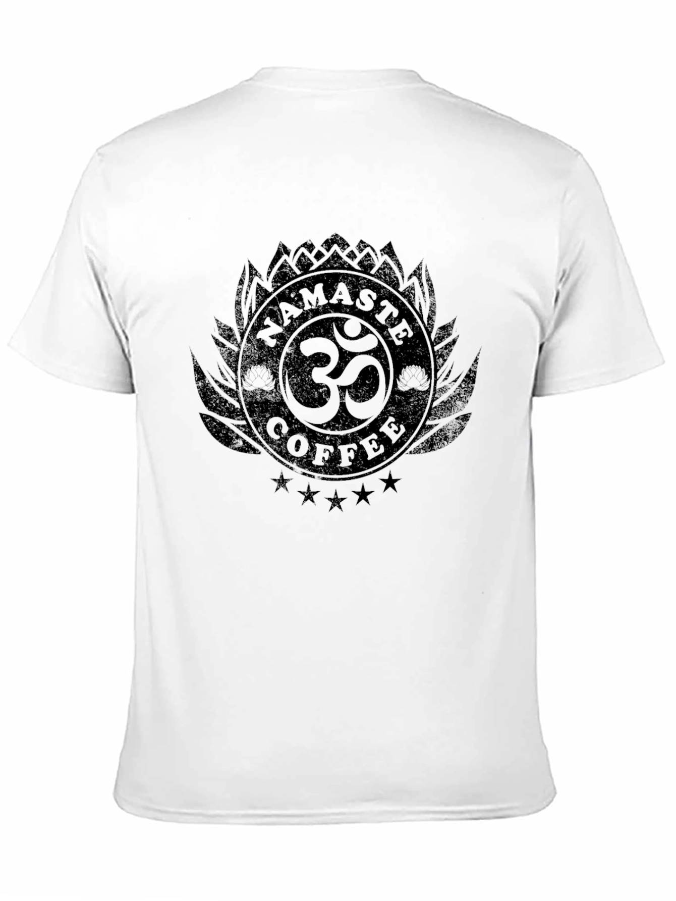 Namaste Coffee Graphic Tee - Yoga Inspired Shirt