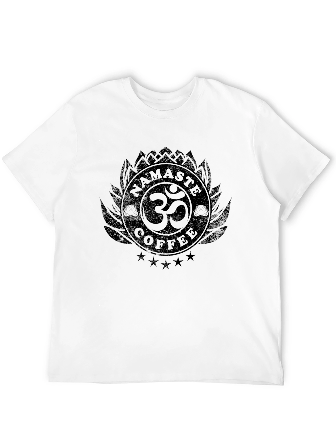 Namaste Coffee Graphic Tee - Yoga Inspired Shirt