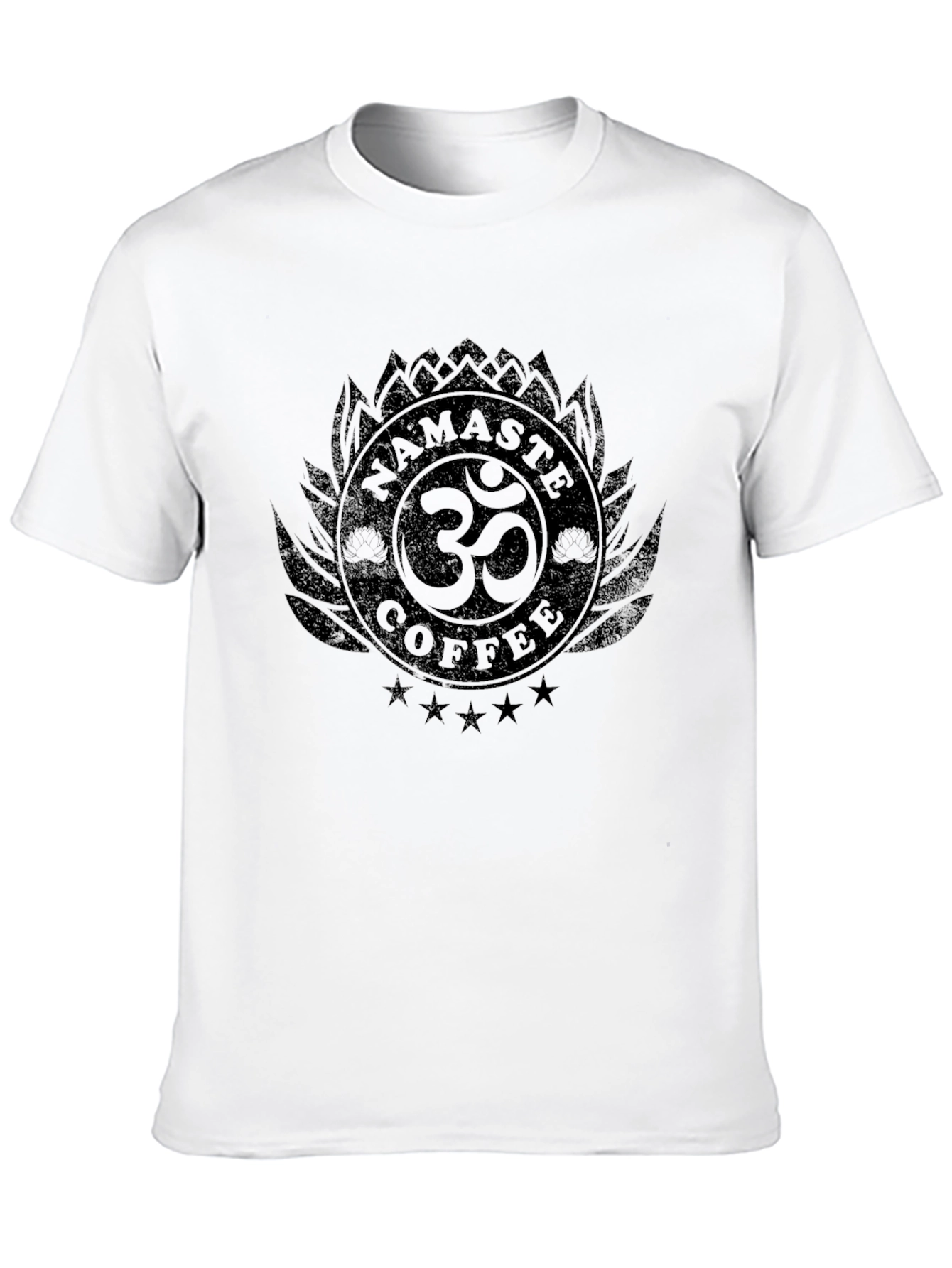 Namaste Coffee Graphic Tee - Yoga Inspired Shirt