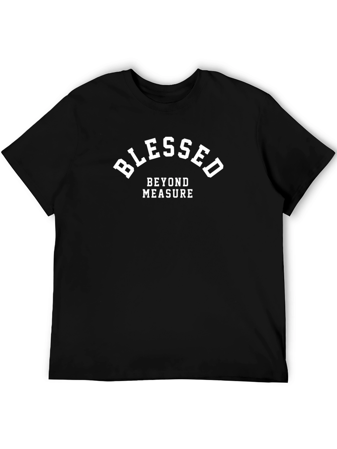 Blessed Beyond Measure Black Graphic Tee