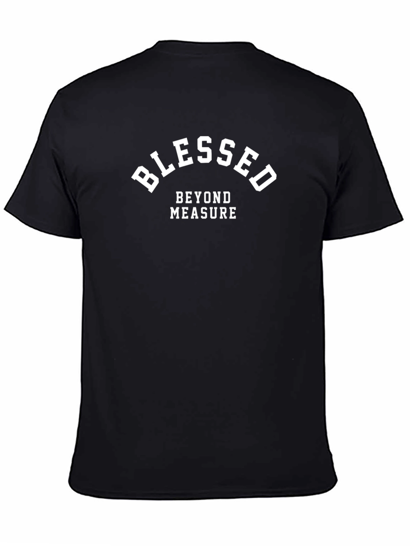 Blessed Beyond Measure Black Graphic Tee
