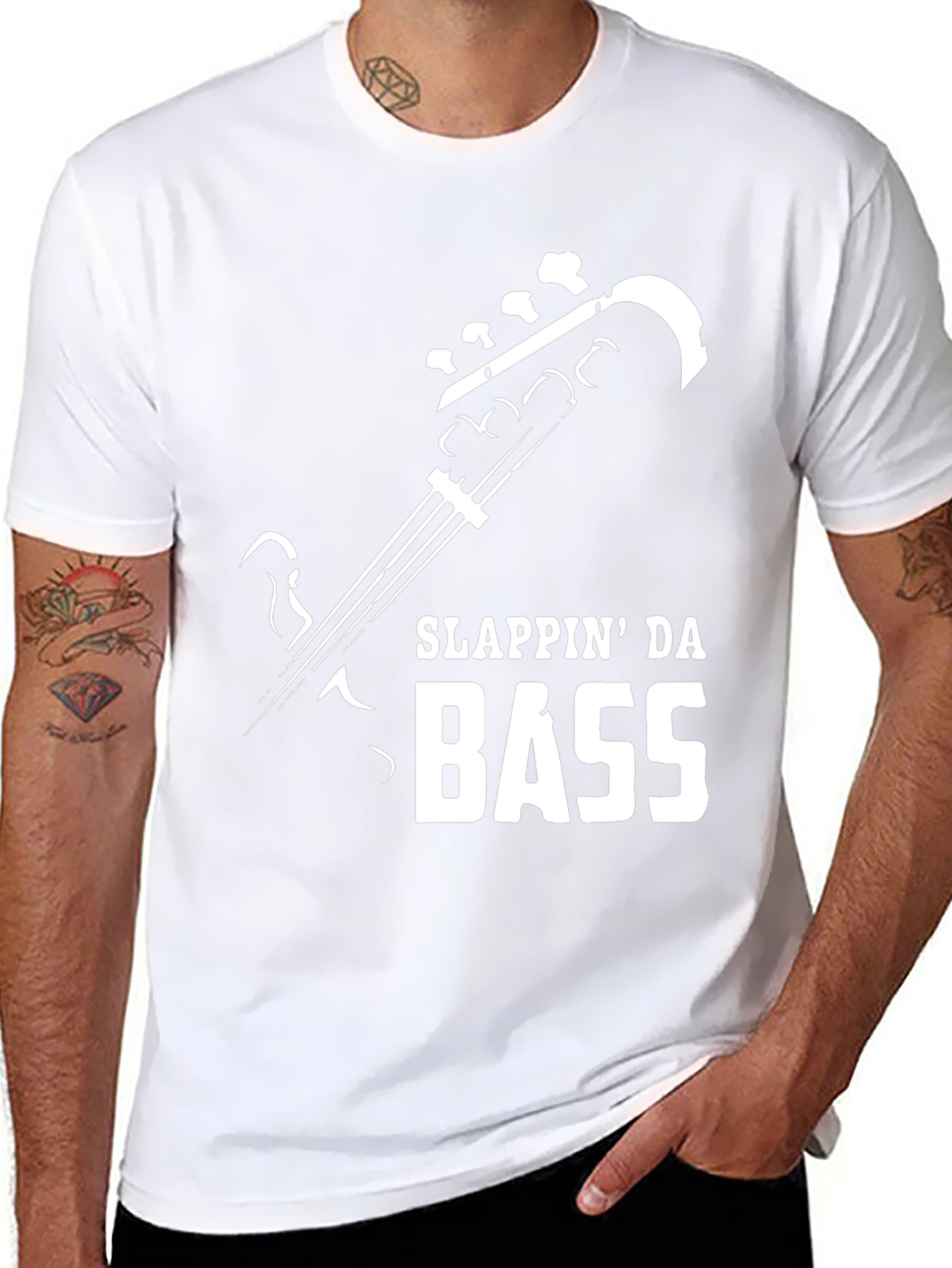 Slappin Da Bass T-Shirt - Musician Tee