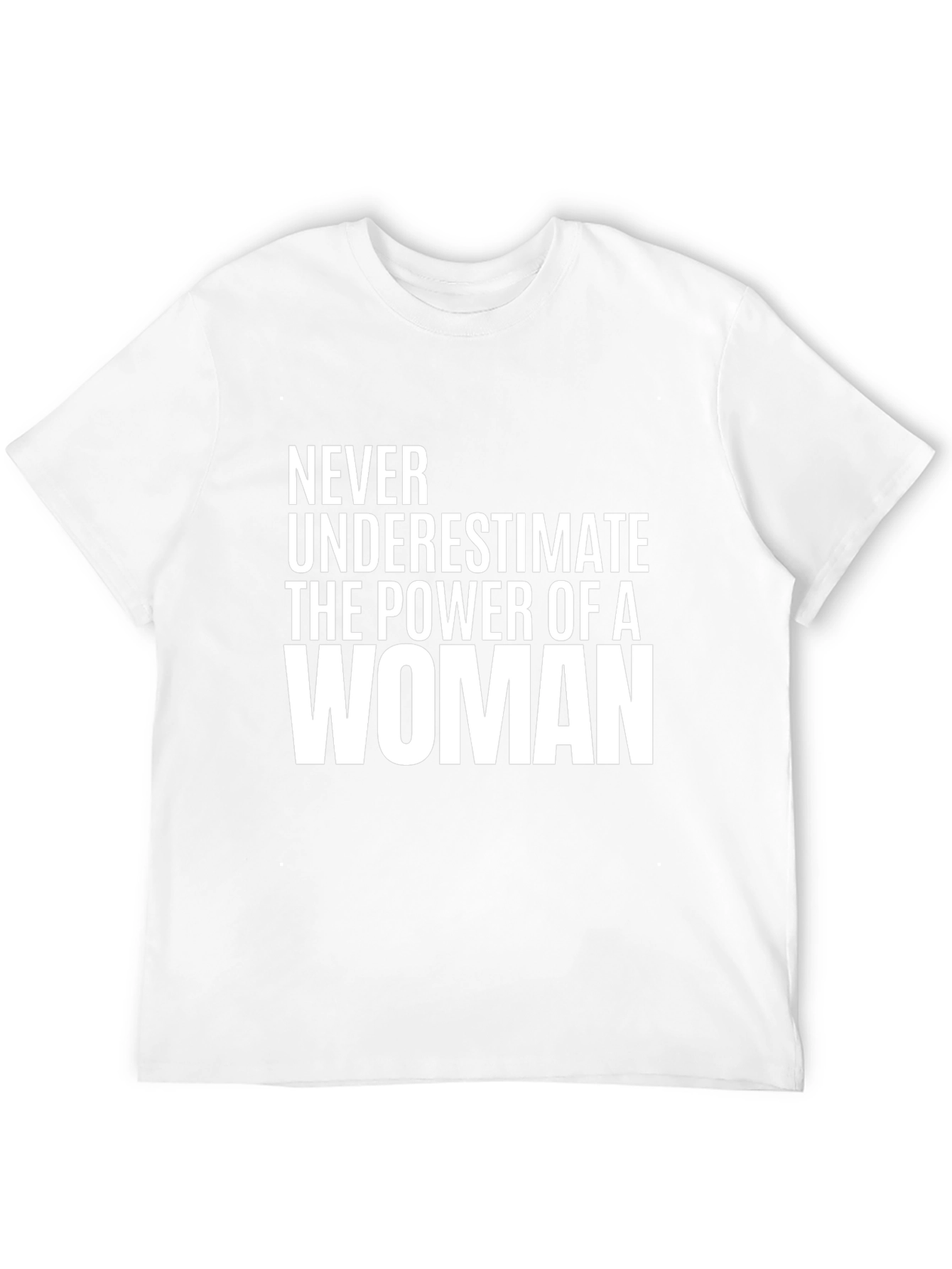 Powerful Woman Graphic Tee - Black Cotton T-Shirt