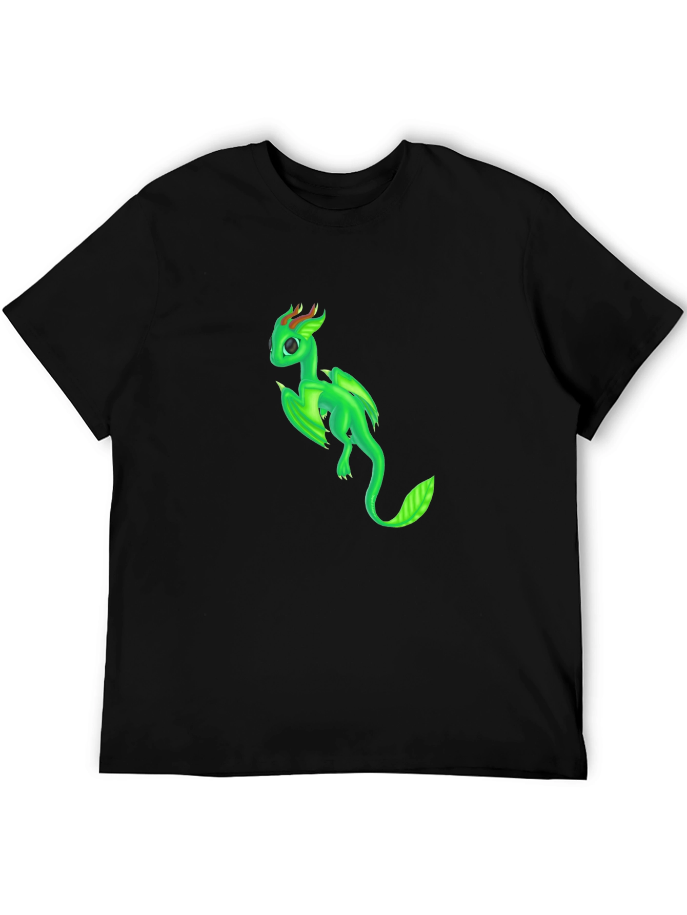 Green Dragon Graphic T-Shirt - Fantasy Creature Tee