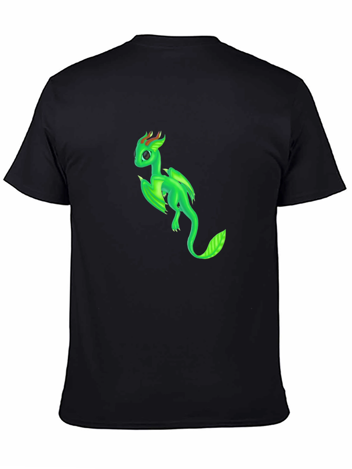Green Dragon Graphic T-Shirt - Fantasy Creature Tee