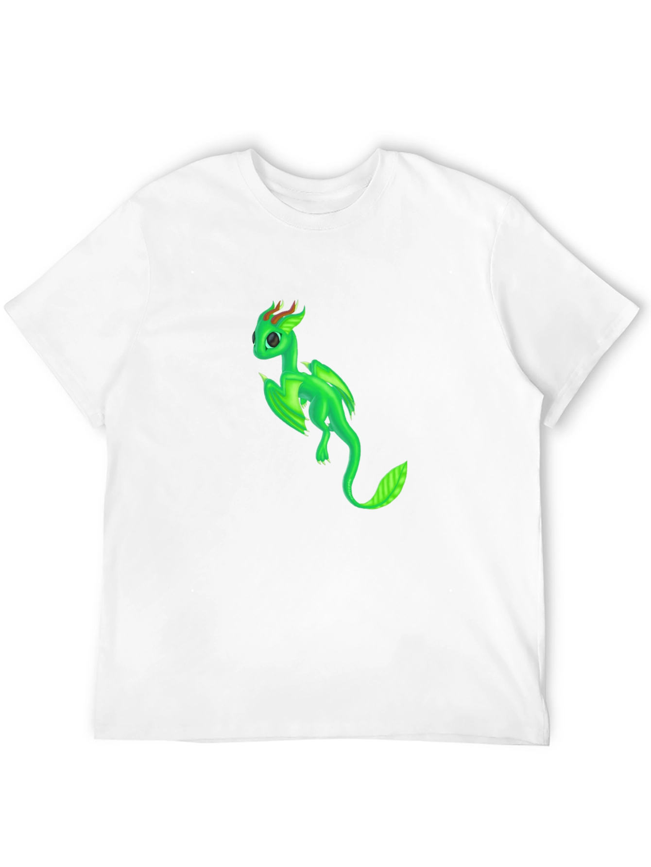 Green Dragon Graphic T-Shirt - Fantasy Creature Tee