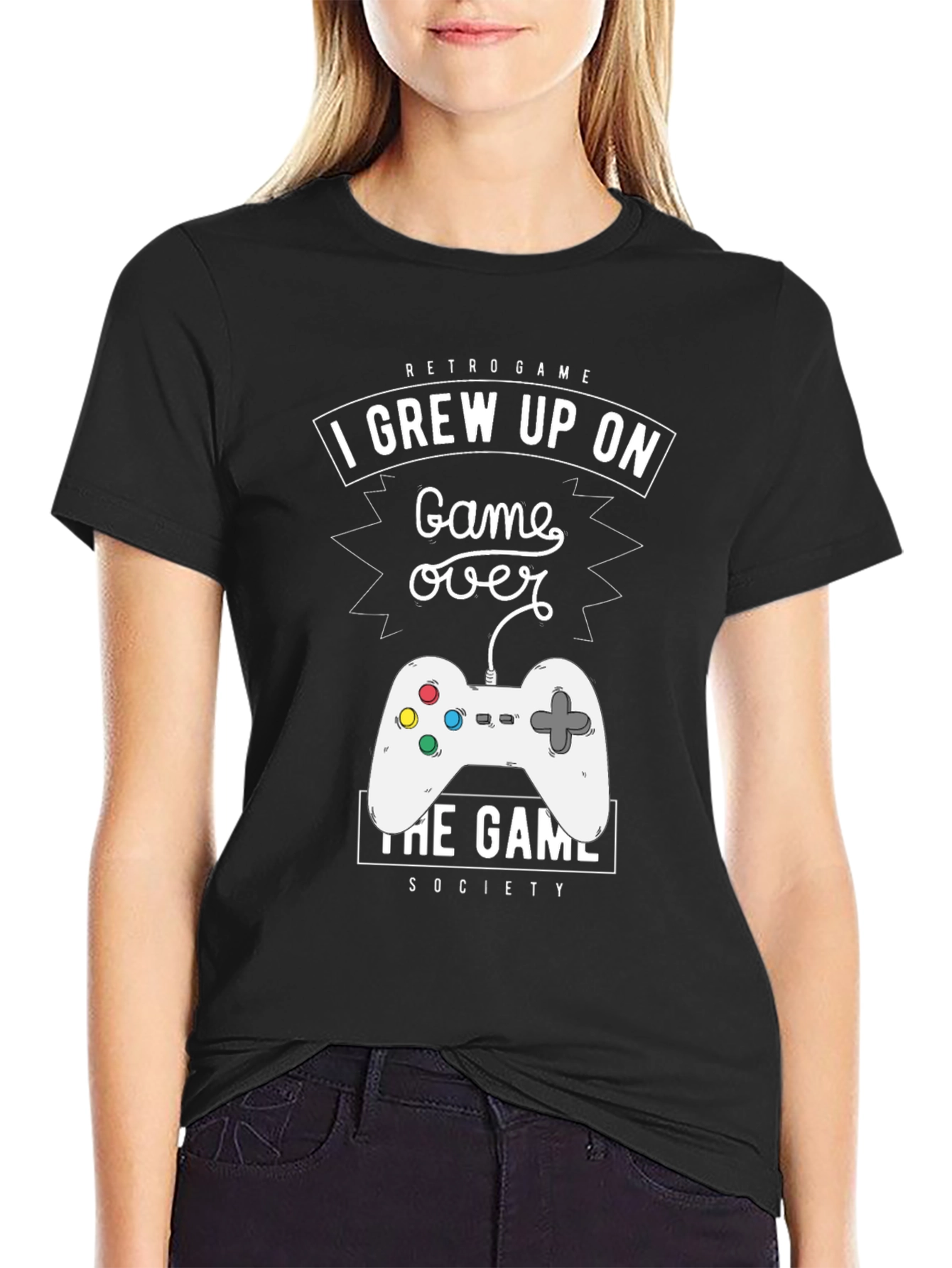 Retro Game Over T-Shirt - Gamer Society