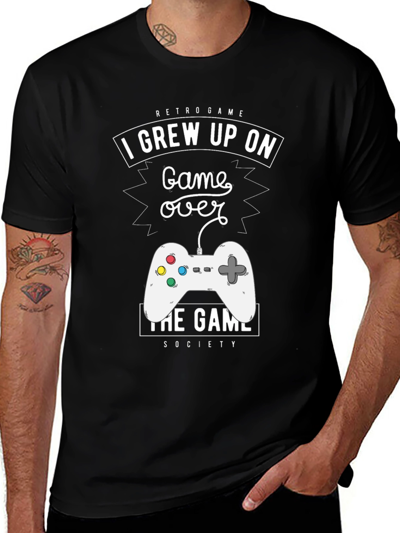 Retro Game Over T-Shirt - Gamer Society