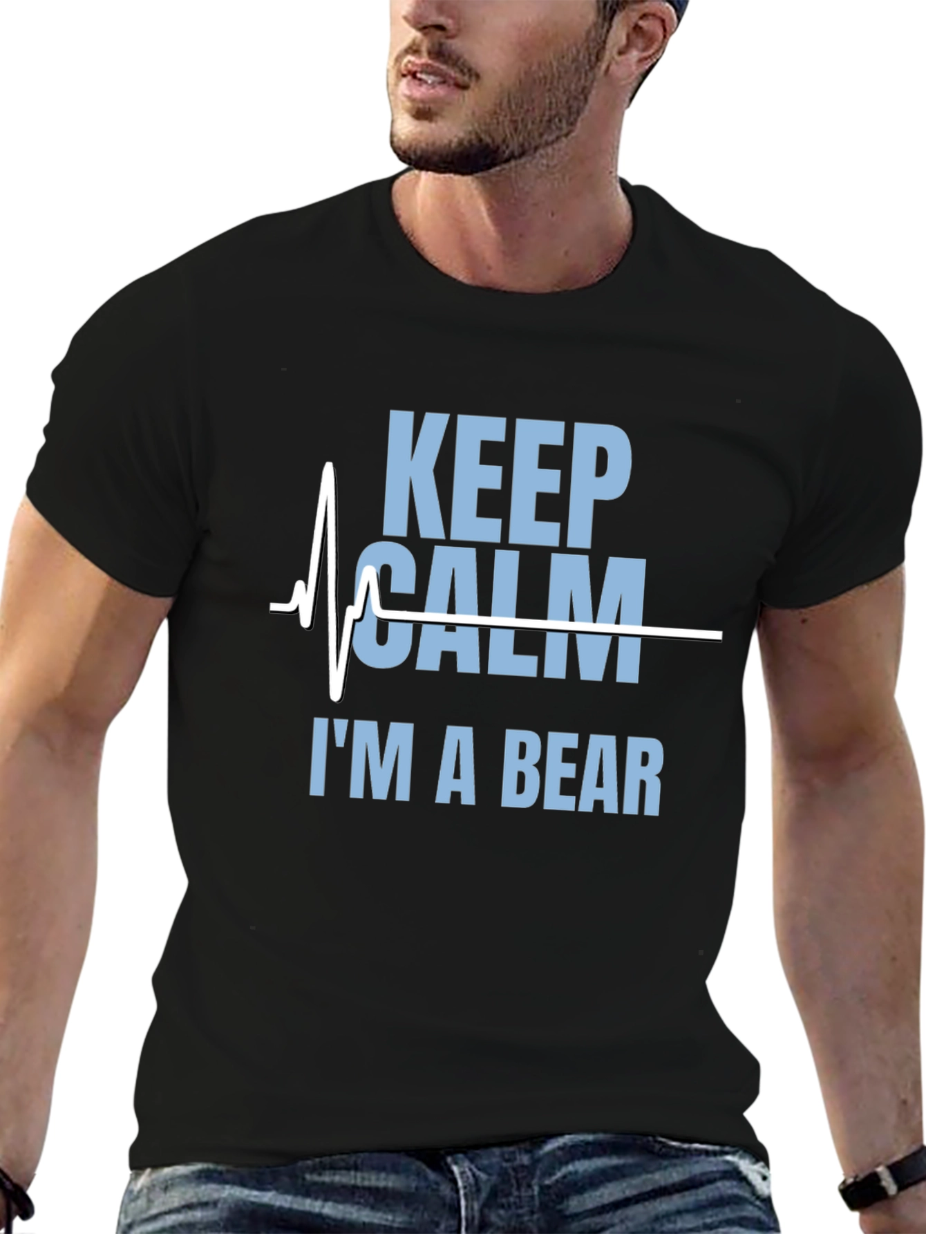 Keep Calm Im A Bear Graphic T-Shirt