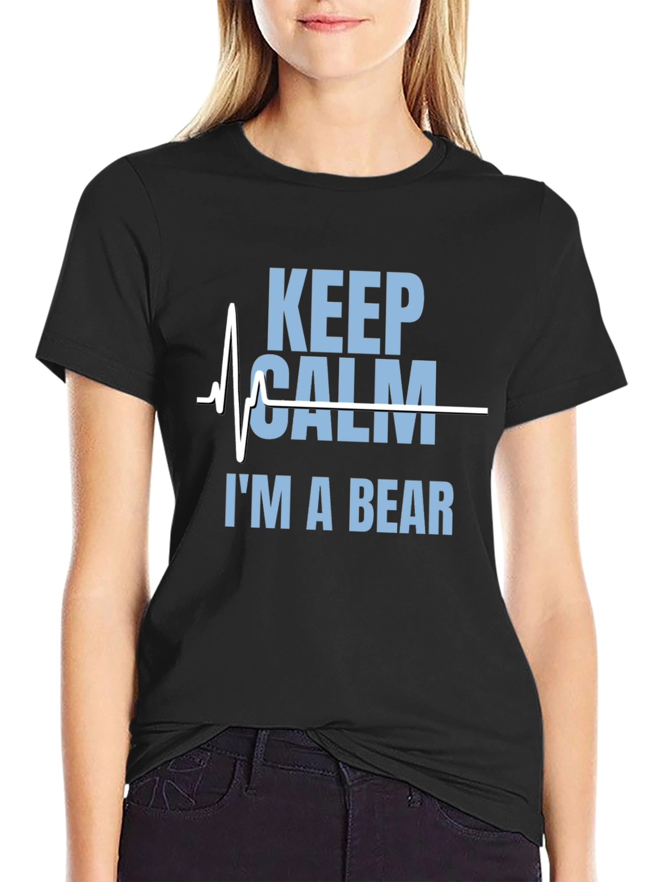Keep Calm Im A Bear Graphic T-Shirt