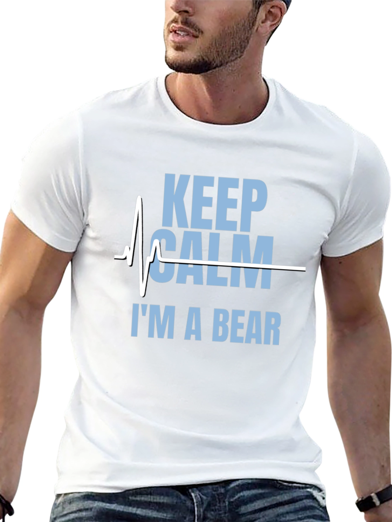 Keep Calm Im A Bear Graphic T-Shirt