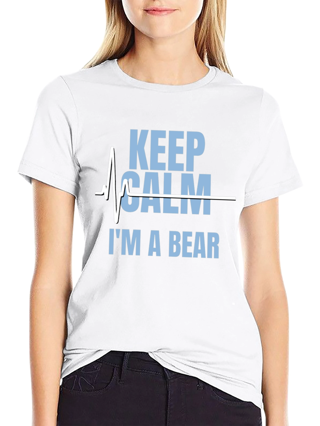 Keep Calm Im A Bear Graphic T-Shirt