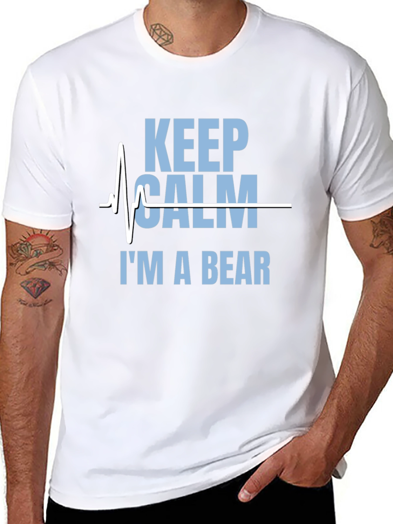 Keep Calm Im A Bear Graphic T-Shirt