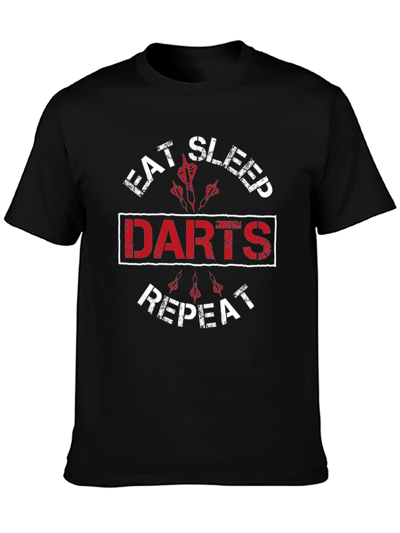 Eat Sleep Darts Repeat - Funny Dart Player T-Shirt