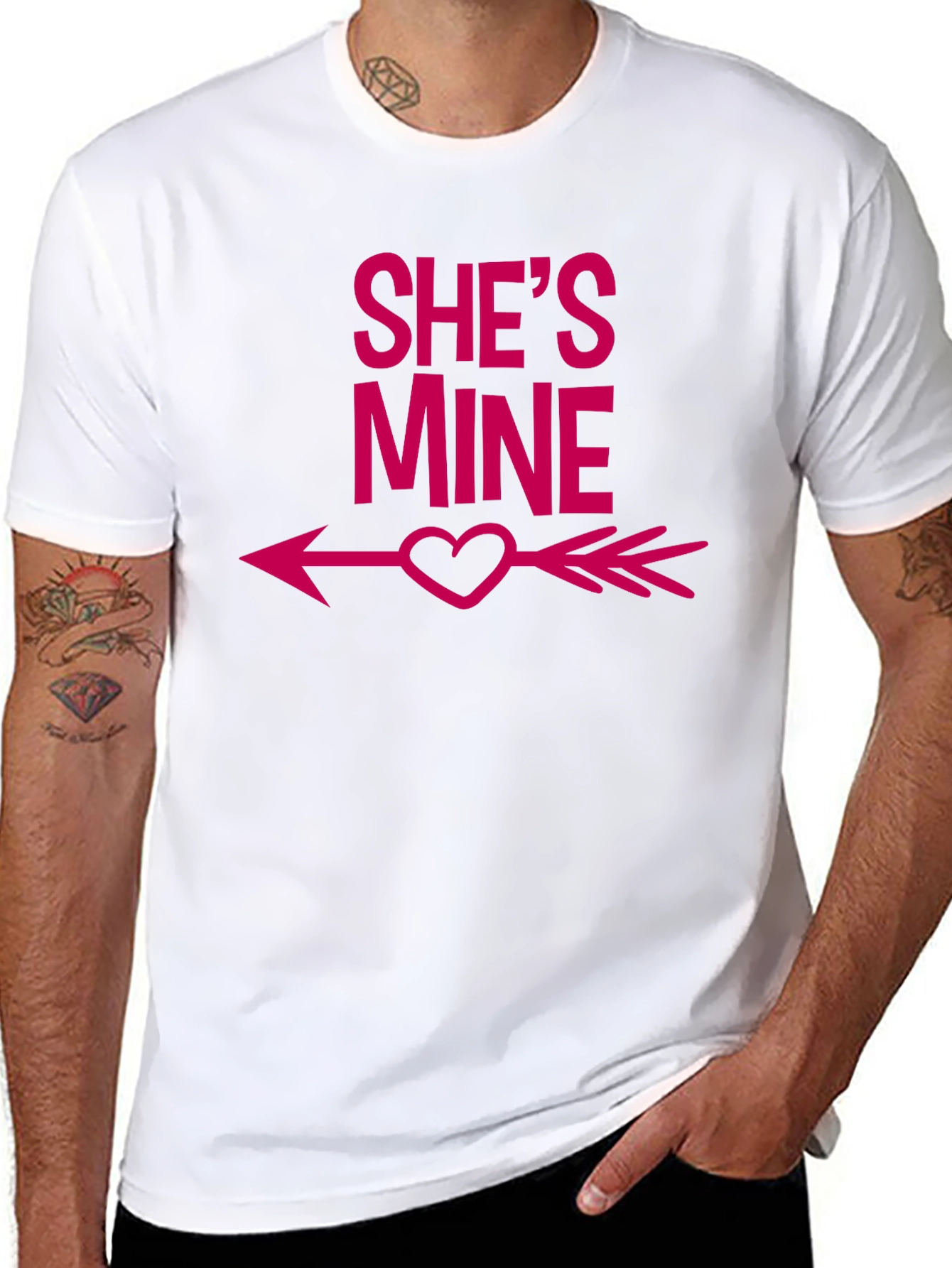 Shes Mine T-Shirt - Valentines Day Gift
