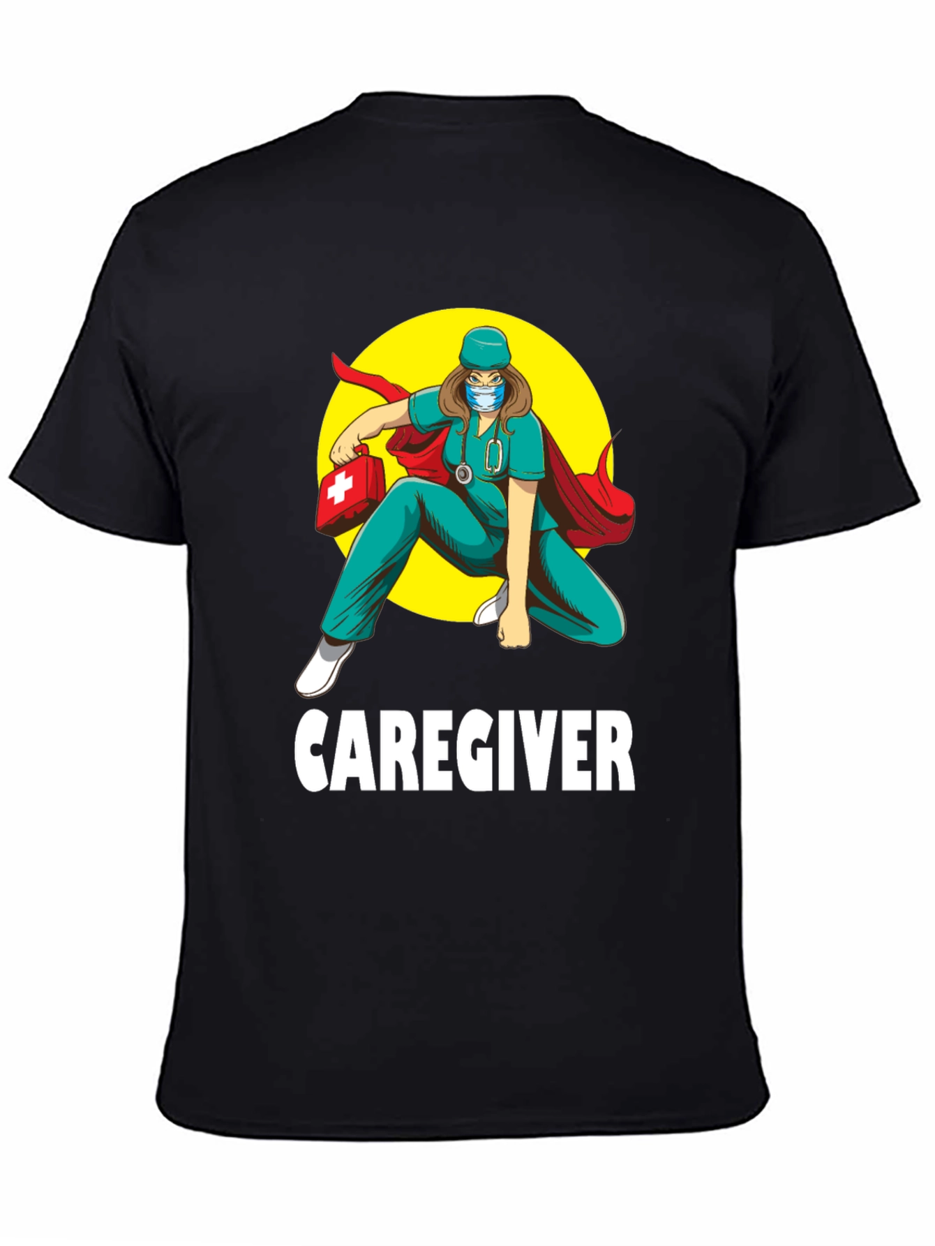 Caregiver Hero T-Shirt - Medical Superhero Tee