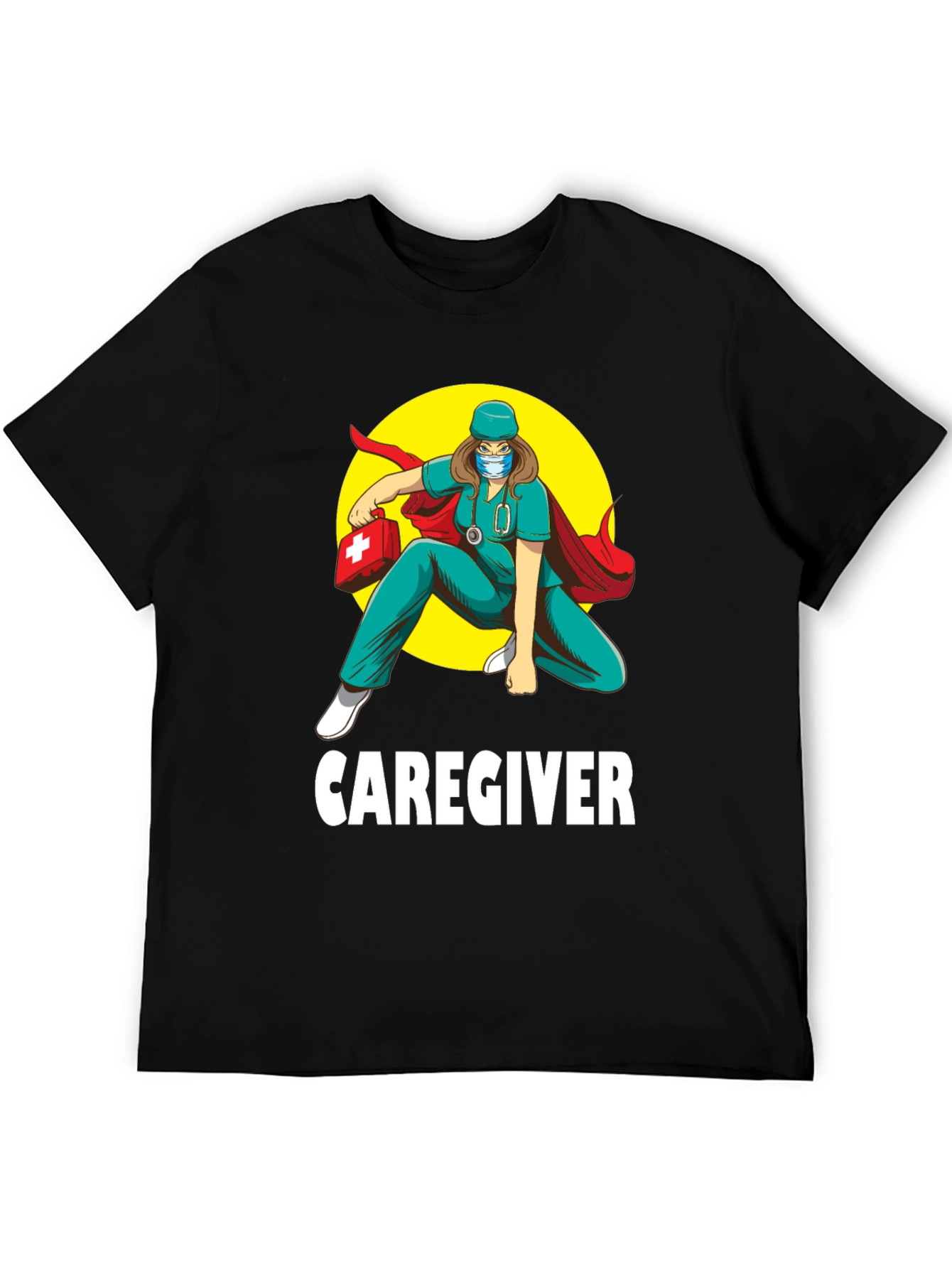 Caregiver Hero T-Shirt - Medical Superhero Tee
