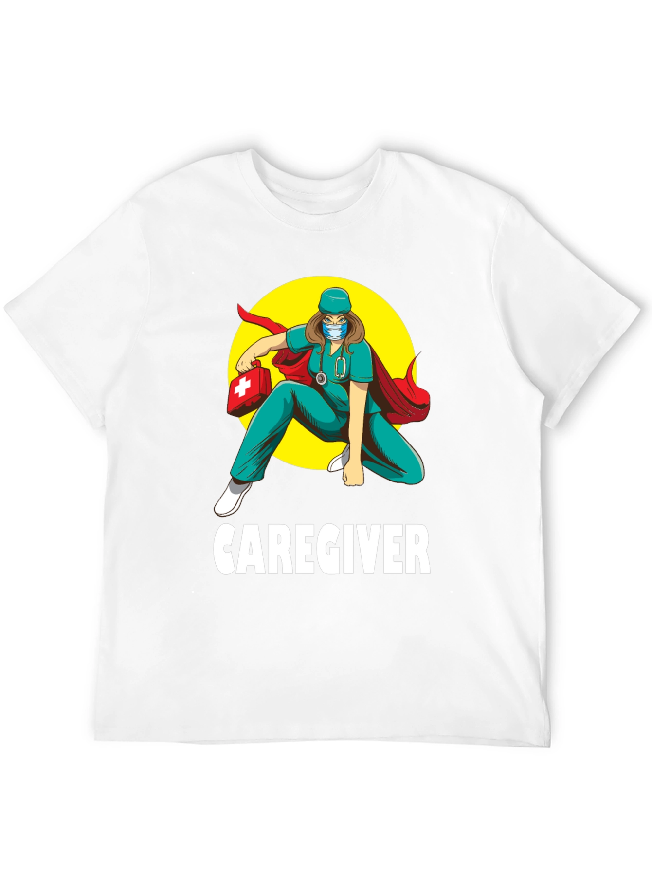 Caregiver Hero T-Shirt - Medical Superhero Tee
