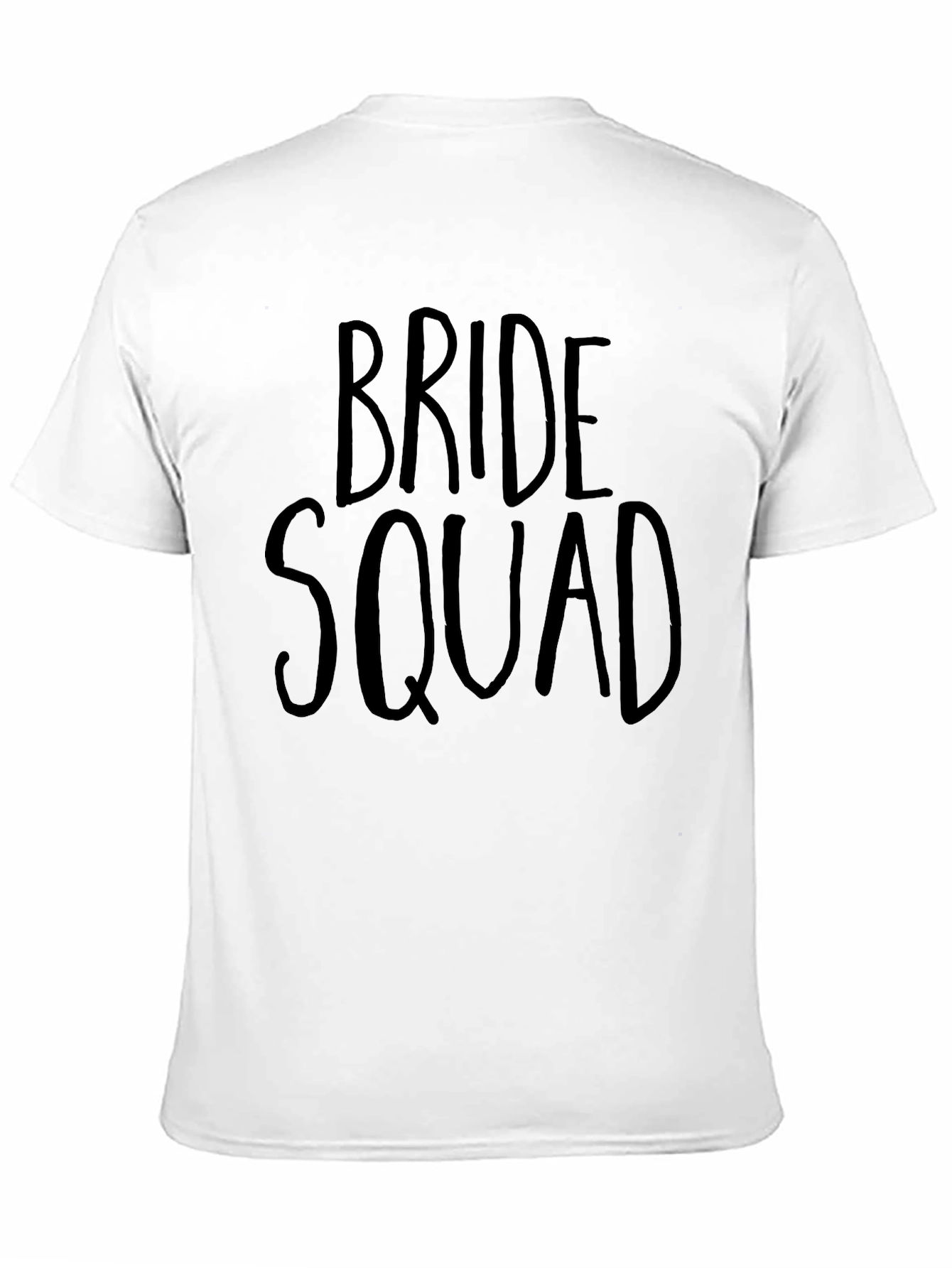 Bride Squad T-Shirt - Black Crew Neck Tee