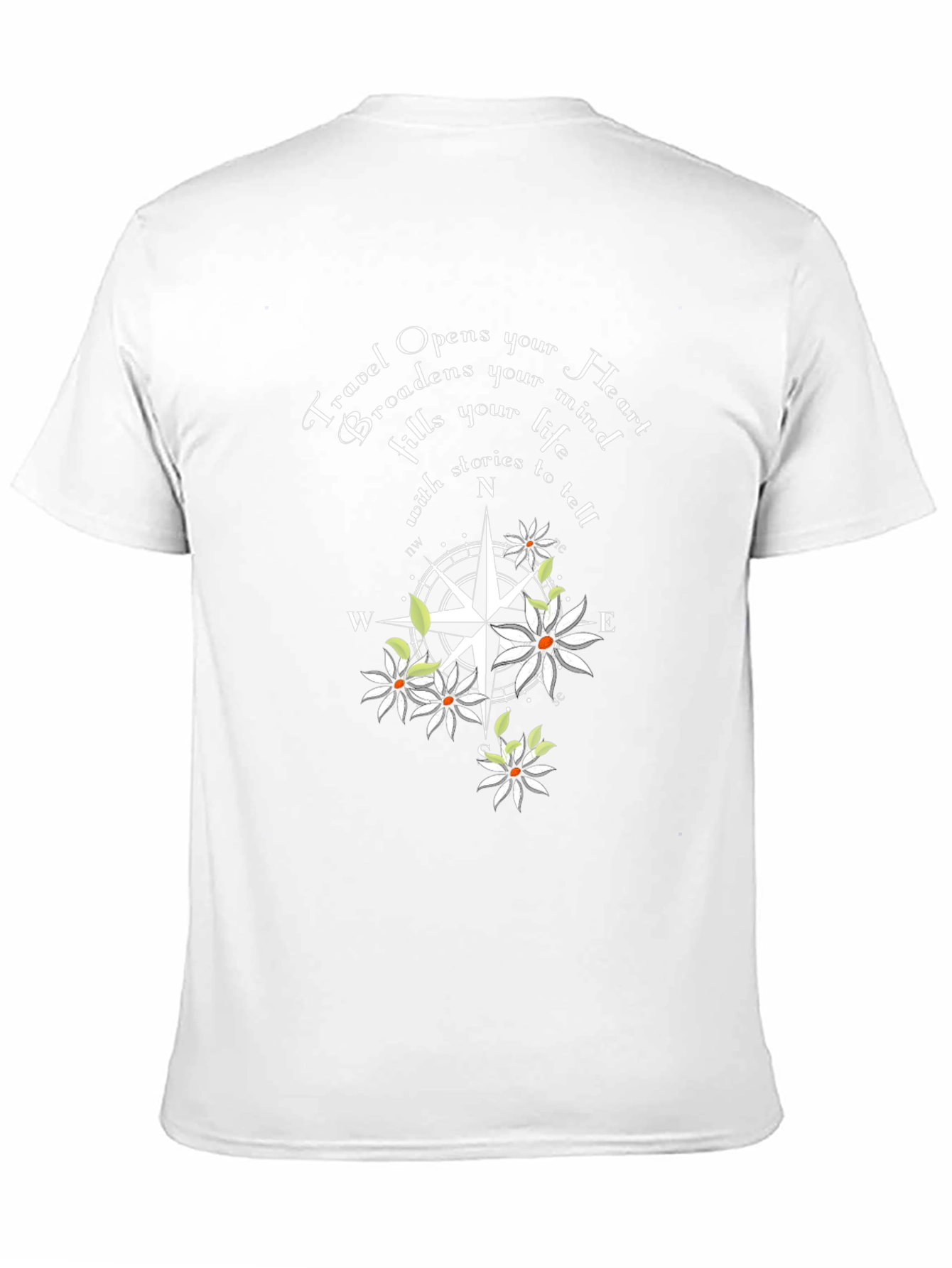 Travel Compass Graphic T-Shirt