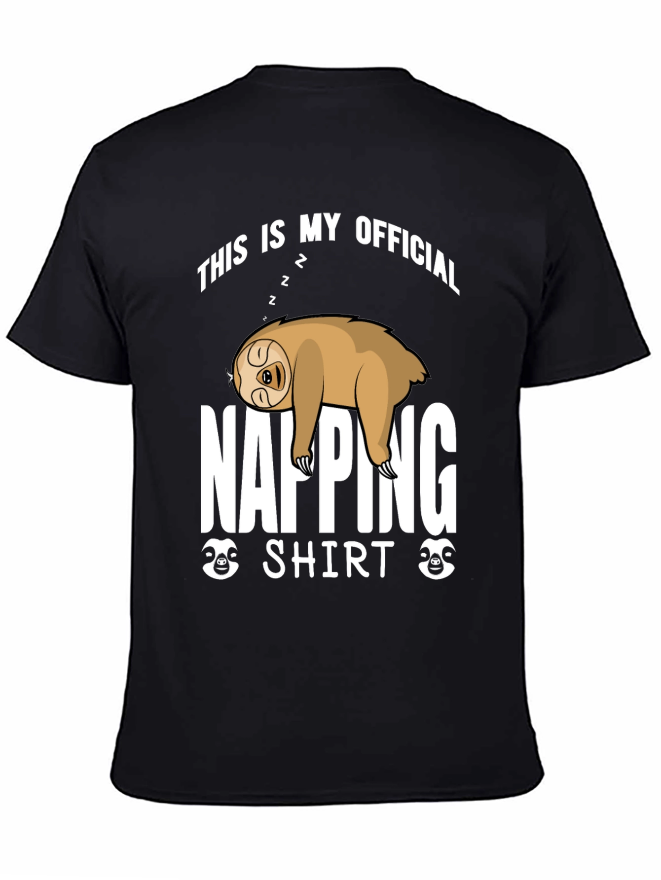 Napping Sloth Graphic T-Shirt - Official Napping Shirt